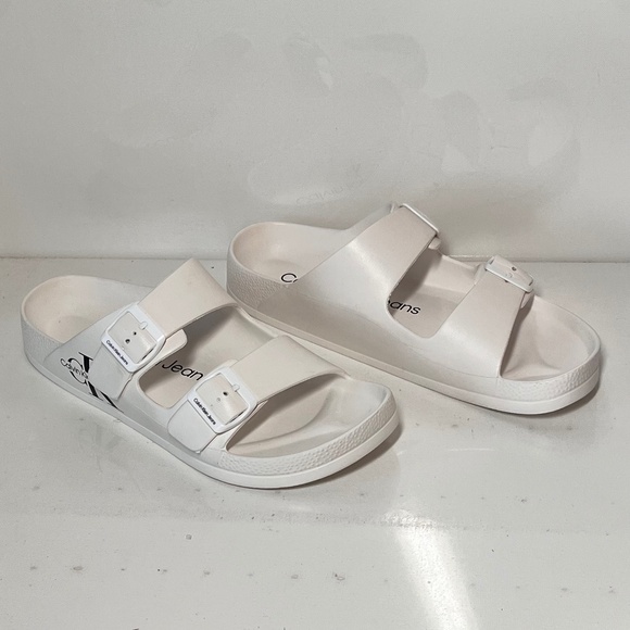 Calvin Klein Zion Double Strap Slide Sandal - Picture 1 of 7